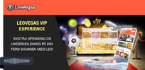 Vil du få mer? Bli en Leo Vegas VIP, så vil du få alt du ønsker deg!