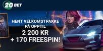 20Bet Casino - Best utvalg av spilleautomater og sportspill!