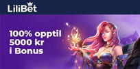 Velkomstbonus opptil 5000 kr