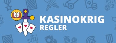 Kasinokrig regler