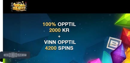 videoslots 100% opptil 2000 kr